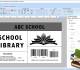 Library Barcode Label Software