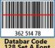Data Bar Code 128 Set A Barcode Scanner