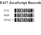 JavaScript PDF417 Generator