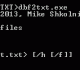 DBase to Text converter
