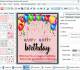 Birthday Party Greeting Card Maker Tool