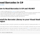 Read Barcode in C#