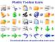 Plastic Toolbar Icon Set