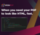 HTML to PDF React