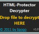 HTML-Protector Decrypter