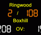 Cricket Scoreboard Basic