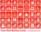 Free Red Button Icons