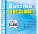 Batch Word File Converter