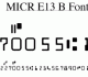 MICR E13B Match font